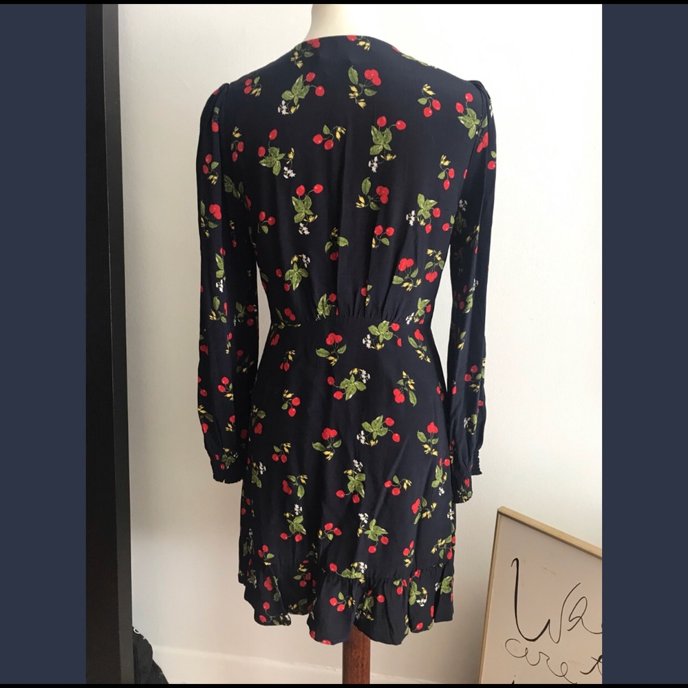 ASTR The Label Navy Print Skater Dress M NWT - Picture 2 of 4